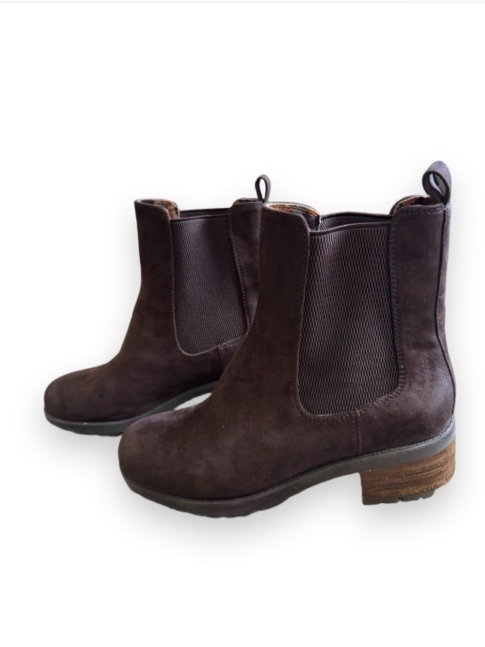 b.o.c. Women's Suede Chelsea Ankle Boots - Brown
